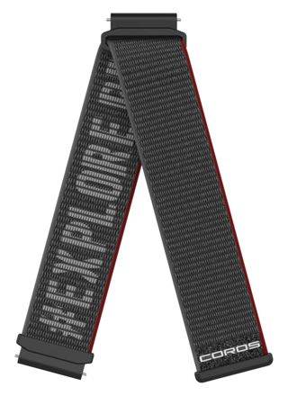 COROS APEX 2 nylonarmband svart 20 mm WAPX2-WB-BLK-N