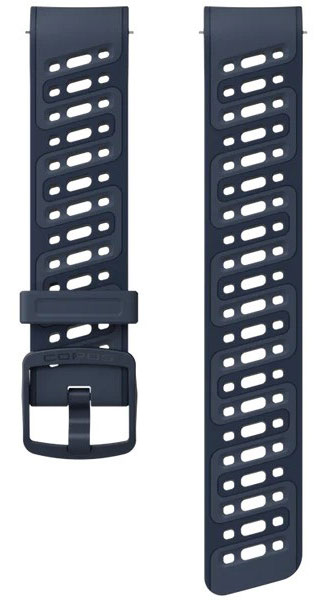 Coros Pace Pro blå silikonarmband