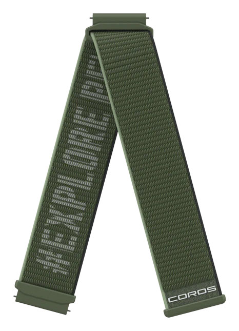 COROS APEX 2 Pro nylonarmband grön 22 mm WAPX2P-WB-GRN-N