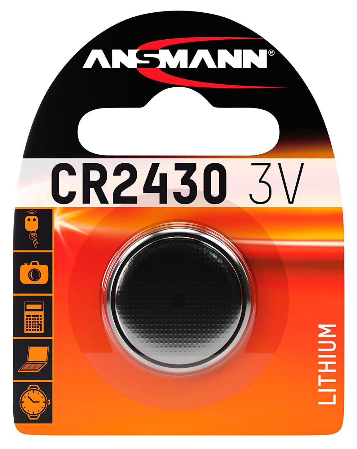 Ansmann litiumbatteri CR2430 3V