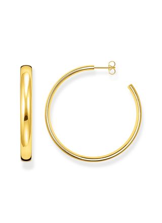 Thomas Sabo Large chunky hoop 18k guldpläterade kreoler CR641-413-39