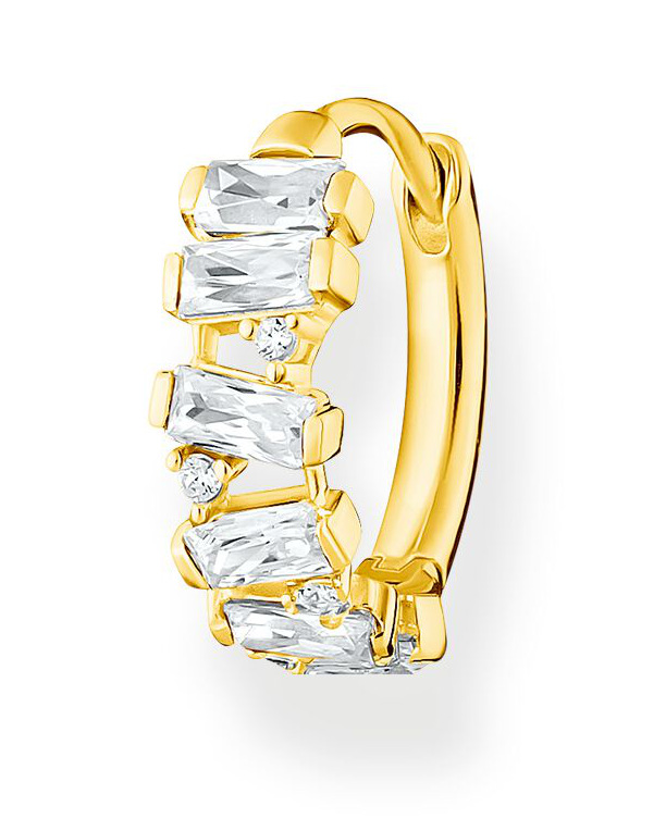 Thomas Sabo örhänge white stones gold CR665-414-14