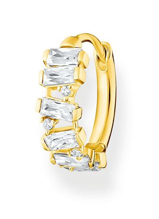 Thomas Sabo örhänge white stones gold CR665-414-14