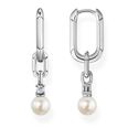 Thomas Sabo örhängen links and pearls silver CR669-167-14