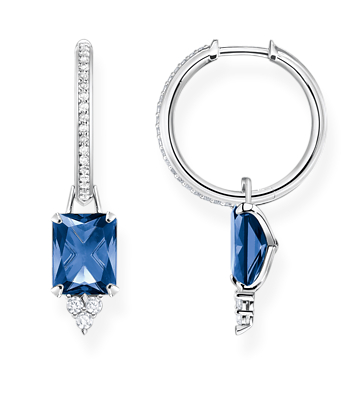 Thomas Sabo with blue stone örhängen CR684-166-1