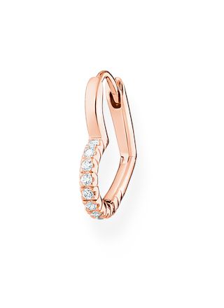 Thomas Sabo heart rose gold örhänge CR693-416-14