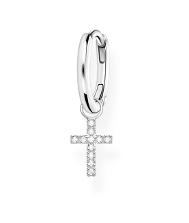 Thomas Sabo cross silver örhänge CR709-051-14