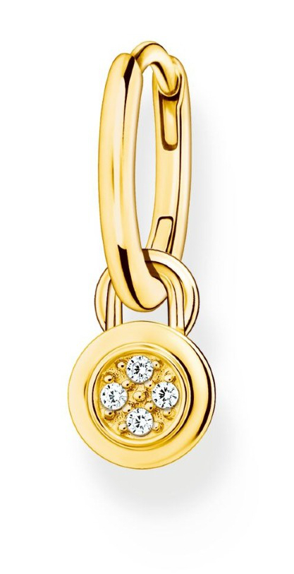 Thomas Sabo Charm Club Charmista yellow-gold plated korvarengas CR720-414-39