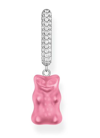Thomas Sabo Haribo single hoop earrings medium with pink goldbears örhängen CR727-052-9