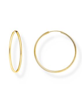 Thomas Sabo Medium hoop 18k guldpläterade hoops CR728-413-39