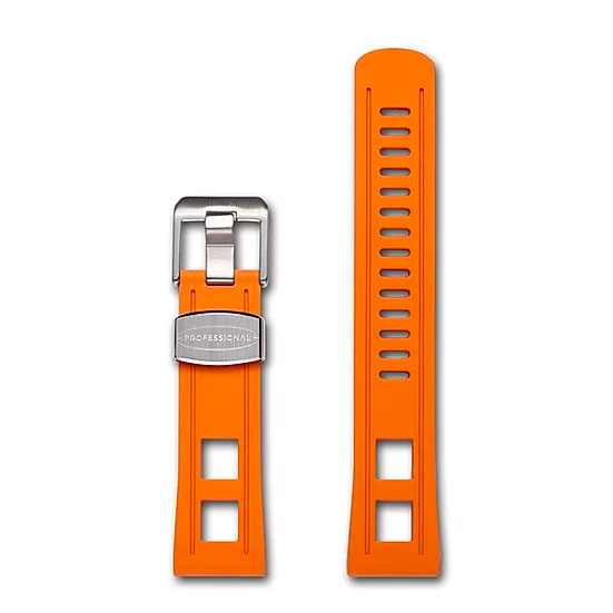 Crafter Blue CB01 Universal Strap Orange gummiarmband 22 mm