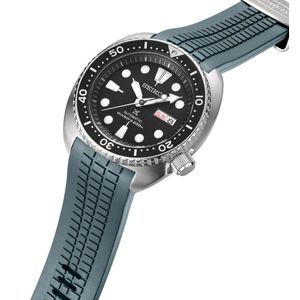 Crafter Blue CB12 Grey gummiarmband för Seiko Turtle main product photo