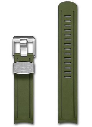 Crafter Blue CB02 Green gummiarmband till Seiko Sumo