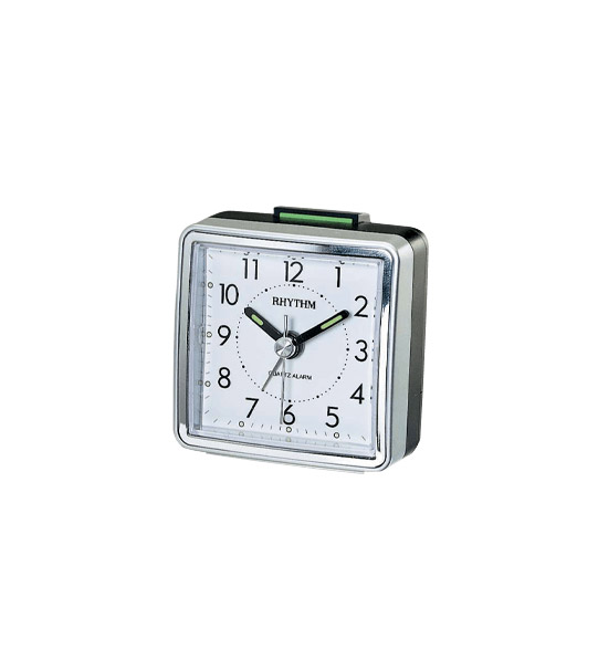 Rhythm väckarklocka silver CRE210-NR19