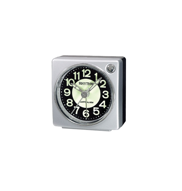 Rhythm väckarklocka silver CRE823-NR19