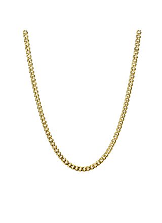 Madoww Unisex Cuban Chain förgylld halskedja 55 cm