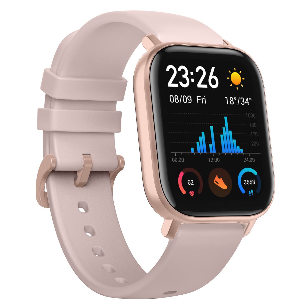 xiaomi amazfit gts rose pink