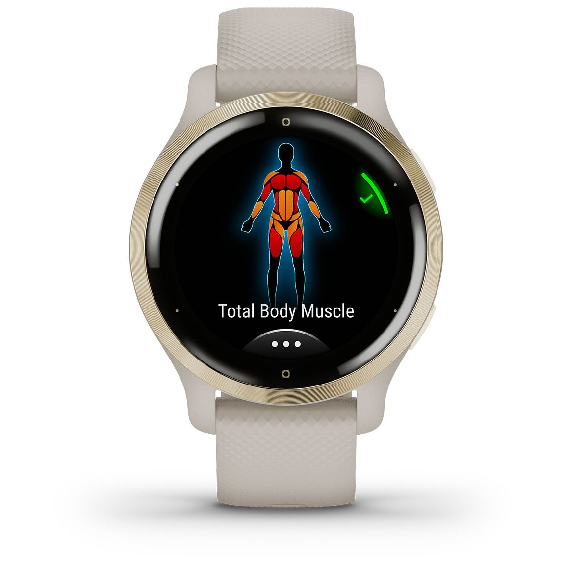 Garmin Venu 2S Light Gold with Light Sand Silicone Band 010-02429-11 -  klockmagasinet.com