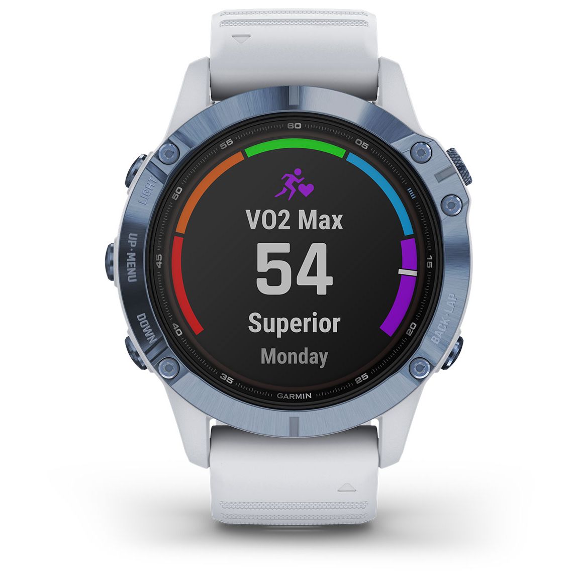 Garmin Fenix 6 Pro Solar Cobalt Blue with Whitestone