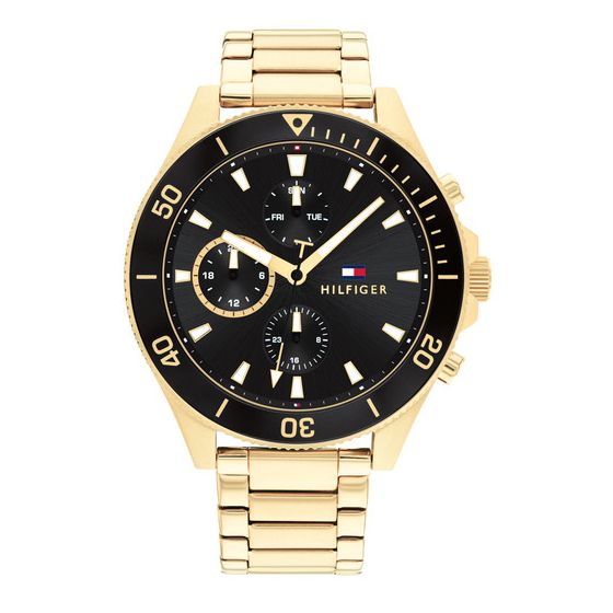 klockmagasinet.com | Tommy Hilfiger LARSON ionic thin gold plated 2 steel