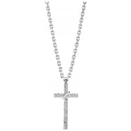 silver halsband med kors