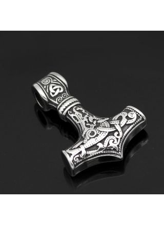 Varia Design Tors hammare halsband silver-silver
