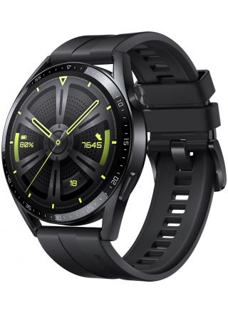 Huawei Watch GT 3 46 mm Black with Black Sport Strap 55026956