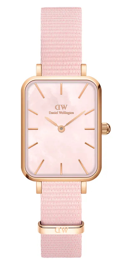 Daniel Wellington Quadro 20X26 Coral RG MOP DW00100509