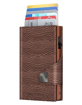 Tru Virtu Click & Slide Wallet Brown RFID
