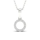 Lykka Elegance diamant berlock rund