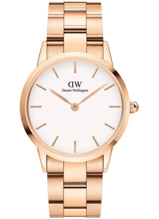 Daniel Wellington Iconic Link 36 Rose Gold White DW00100209