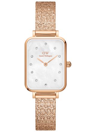 Daniel Wellington Quadro Pressed Piano Lumine Rose Gold MOP White DW00100578