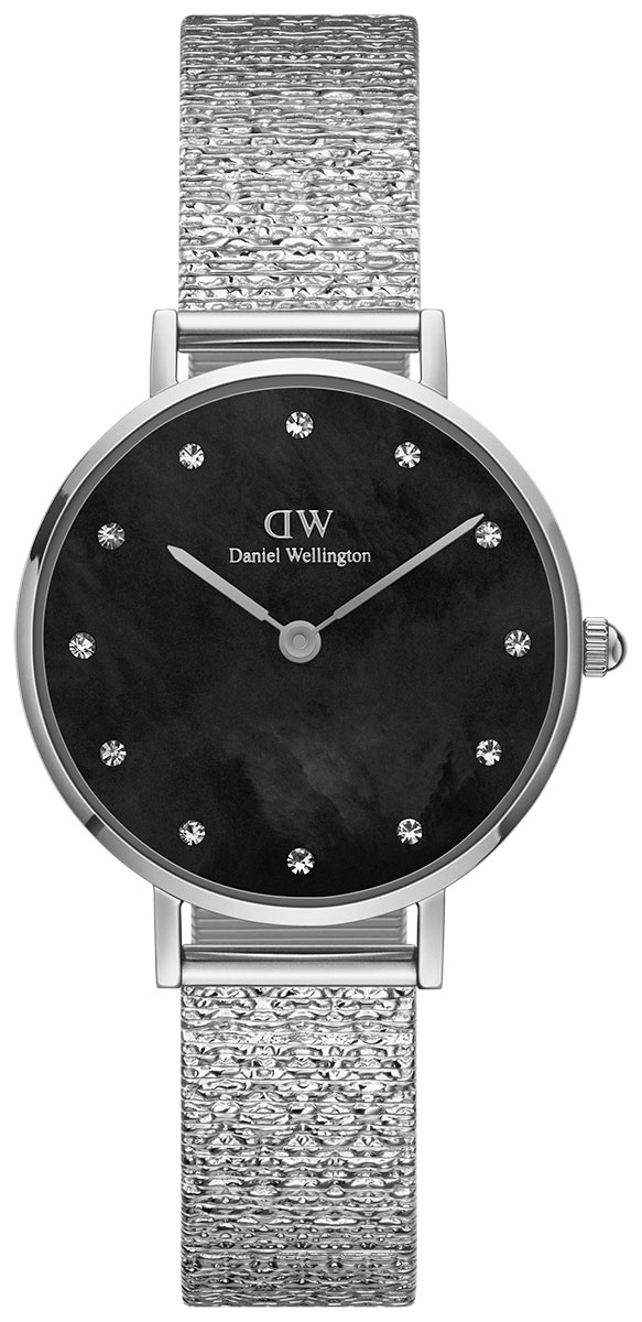 Daniel Wellington Petite 28 Pressed Piano Lumine Silver MOP Black DW00100593
