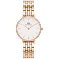 Daniel Wellington Petite 28 Stones 5-Link Rosegold White DW00100666