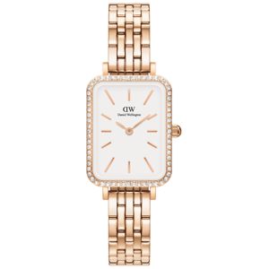 Daniel Wellington Quadro 20x26 Rosegold 5-Link White DW00100672 main product photo
