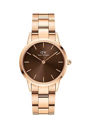 Daniel Wellington Iconic Link Amber 36 mm Roséguld DW00100461