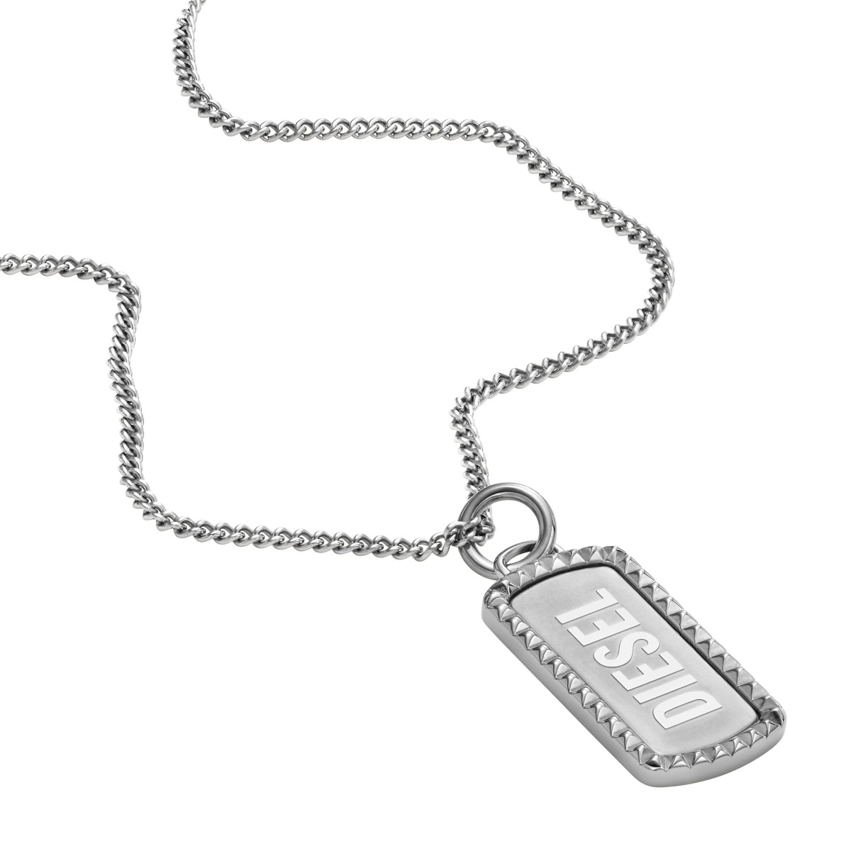 Diesel Single Dogtag halsband med platta DX1455040