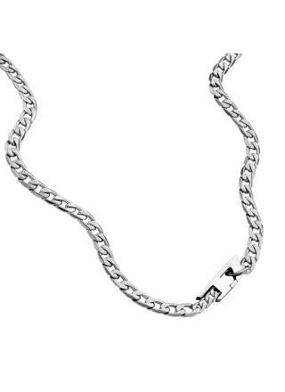 Diesel Steel silverfärgat pansarhalsband DX1497040