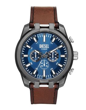 Diesel Split Chronograph brown leather DZ4643