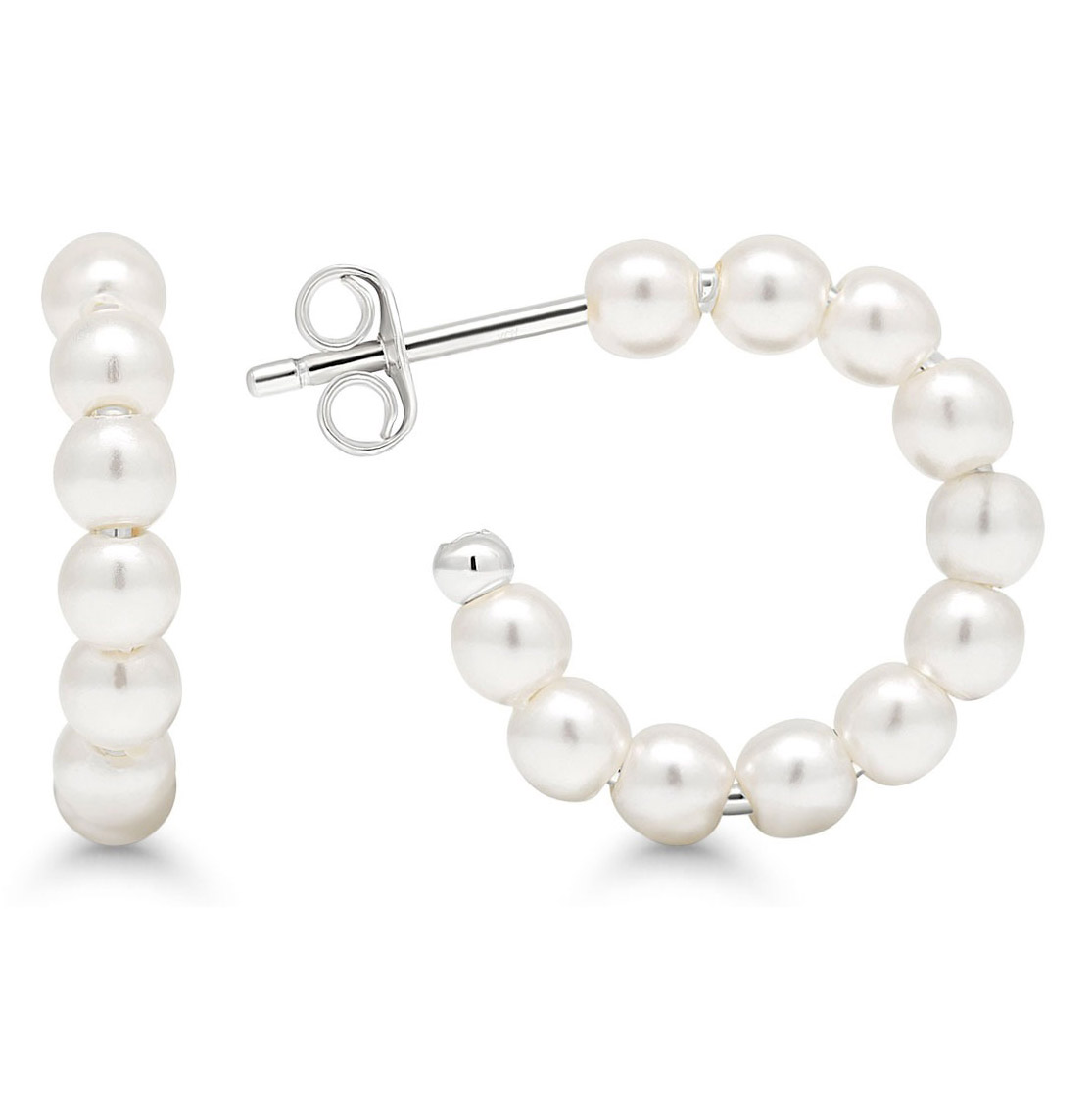 Beat of Love silverörhängen E-0428P