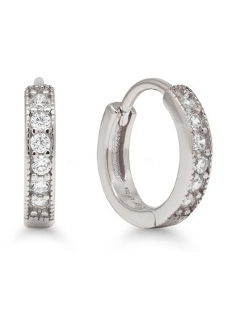 Länkringar Silver zirkon E-13222Z