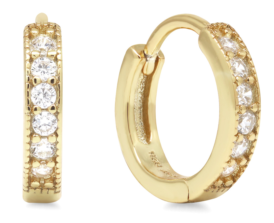 Länkringar Silver zirkon E-13222ZG