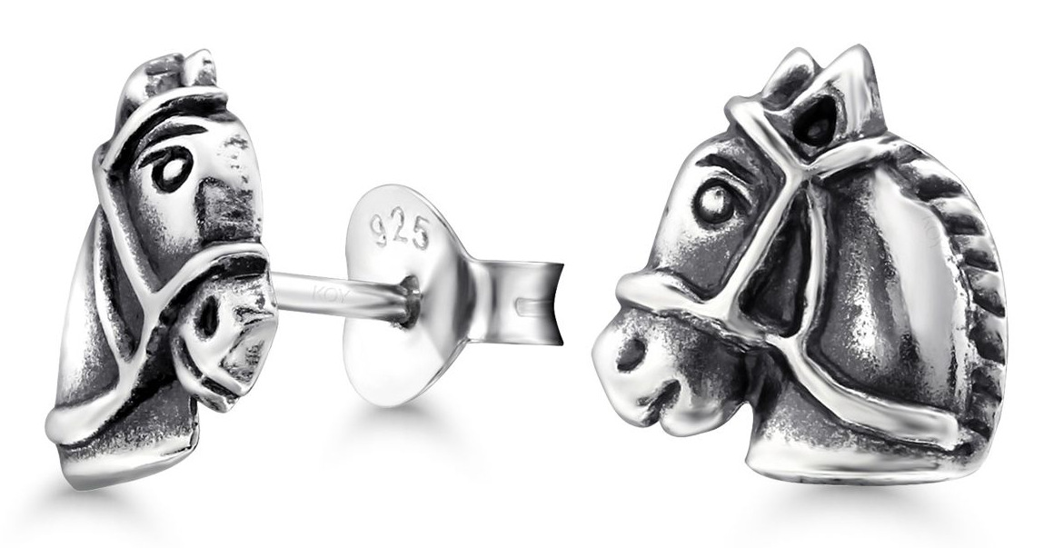 Silverörhängen häst E-1724