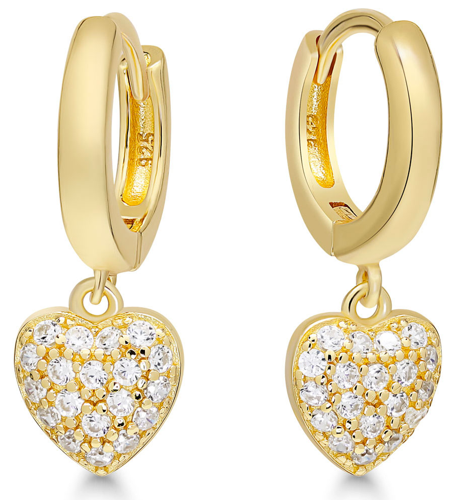 Beat of Love silverörhängen E-26660ZG