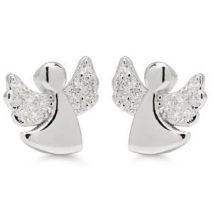 Silverörhängen ängel zirkon E-3652Z main product photo