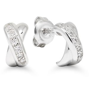 Länkringar Silver zirkon E-4815Z main product photo