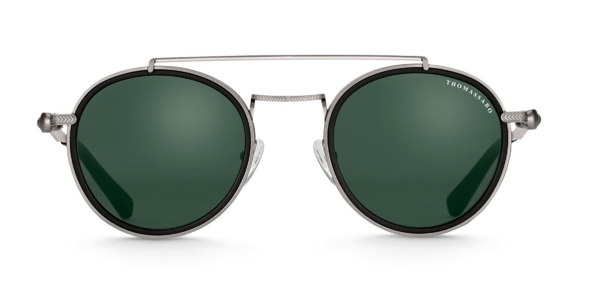 Thomas Sabo Johnny panto skull solglasögon E0005-085-115-A