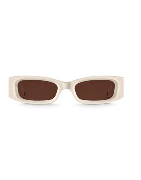 Thomas Sabo Kim slim rectangular beige solglasögon E0021-060-100-A