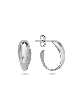 Lykka Casuals creoleörhängen silver 16 mm