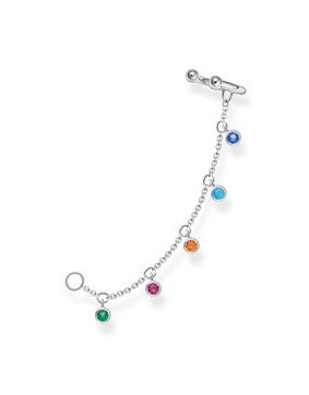 Thomas Sabo helix örhänge colourful stones, silver EC0025-477-7